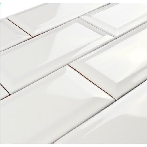 Керамическая плитка Modern Ceramics Metro Bianco 7,5*15 белая